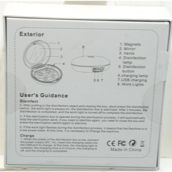 S261 Braces Sterilizer Box – 99.99% Effective UV Light Disinfection - Picture 2 of 2